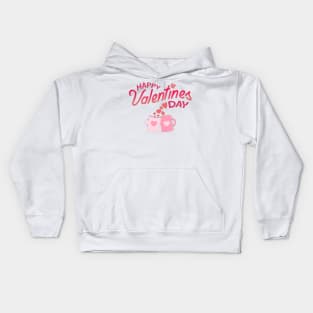 Happy Valentines Day - Cheers! Kids Hoodie